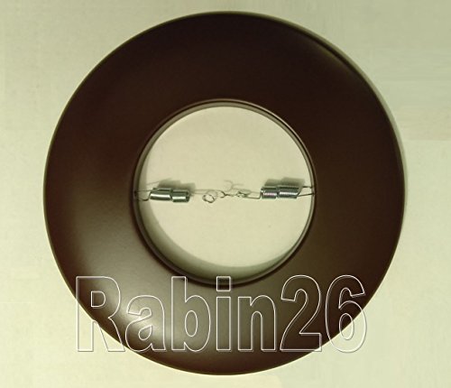 Metal Open Trim Ring for 6 Inch Ceiling R30 PAR30 301P Recessed Light Can - Dark Brown Bronze