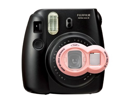 CLOVER Close-Up Lens for Fujifilm Instax Mini 7S Mini 8 Cameras - Pink