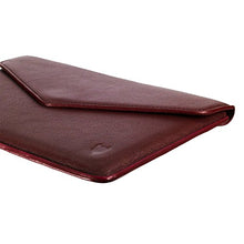 Load image into Gallery viewer, MediaDevil Apple iPad Mini 1/2/3/4 Leather Case (Burgundy with Burgundy Stitching and Inner) - Artisansuit Genuine European Leather Case

