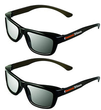 Load image into Gallery viewer, eDimensional 2D Glasses 2 Pack - Turns 3D Movies Back into 2D 2 Pairs for Sony, LG, Vizio TV&#39;s and with All Other Passive 3D Televisions Also for use in RealD 3D Theaters!
