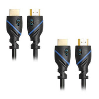 30ft (9.1M) High Speed HDMI Cable Male to Male with Ethernet Black (30 Feet/9.1 Meters) Supports 4K 30Hz, 3D, 1080p and Audio Return CNE15678 (2 Pack)