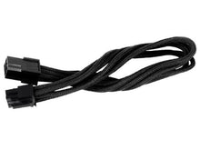 Load image into Gallery viewer, Silverstone Tek Sleeved Extension Power Supply Cable with 1 x 6-Pin to PCI-E 6-Pin Connector (PP07-IDE6B)
