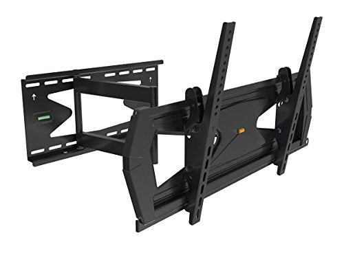 Black Full-Motion Tilt/Swivel Wall Mount Bracket with Anti-Theft Feature for Samsung Un55hu7250f 55