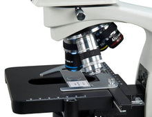 Load image into Gallery viewer, OMAX 40X-2000X LED Binocular Compound Microscope with Extra Bright Oil Darkfield Condenser and 100 Pieces Glass Slides and Covers
