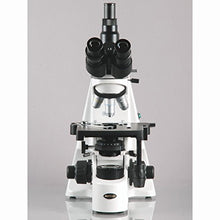 Load image into Gallery viewer, AmScope T690B-PL Trinocular Compound Microscope, 40X-2000X Magnification, WH10x and WH20x Super-Widefield Eyepieces, Infinity Plan Achromatic Objectives, Brightfield, Kohler Condenser, Double-Layer Me
