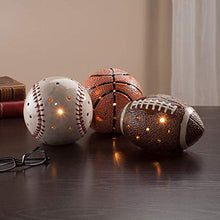 Load image into Gallery viewer, DEI Baseball Sports Plug in Tabletop Night Light,White
