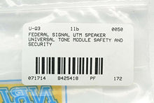 Load image into Gallery viewer, Federal Signal Universal Tone Module, Black/White, Model Number: UTM
