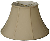 Royal Designs DBS-713-16BG 8.5 x 16 x 10.25 Shallow Bell Basic Lamp Shade, Beige