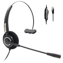 Load image into Gallery viewer, Volume Adjuster and Mute Switch Headset Office Monaural Headset with Microphone RJ9 Plug for Cisco IP Phones 794X 796X 797X 69XX Series and 8811,8841,8851,8861,8941,8945,8961,9951,9971 etc
