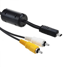 Load image into Gallery viewer, Accessory USA USB+A/V TV Cable Cord for Panasonic Lumix DMC-TZ22 FZ7 DMC-TZ20 FZ8 FX35 Camera
