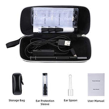 Load image into Gallery viewer, Jiusion 3.9mm Ultra-Thin Portable USB Digital Otoscope Camera with Carrying Case, HD 720P 6 LED Visual Ear Scope with 3 Hats 2 Silicone Caps 8 Earwax Spoons for Android Windows Mac NOT for iPhone iPad
