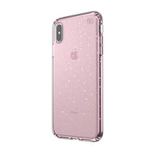 Load image into Gallery viewer, Speck Products Compatible Phone Case for Apple iPhone Xs Max, Presidio Clear + Glitter Case, Bella Pink with Gold Glitter/Bella Pink

