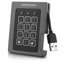Load image into Gallery viewer, Apricorn Aegis Padlock 120 GB SSD 256-Bit, FIPS 140-2 Level 2 Validated Ruggedized USB 3.0 Encrypted External Portable Drive
