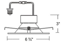 Load image into Gallery viewer, NICOR Lighting 5 inch White Square LED Recessed Downlight in 2700K (DQR5-10-120-2K-WH-BF)
