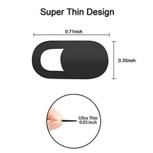 Load image into Gallery viewer, Webcam Cover, [6 Pack] Yeworth 0.03In Ultra Thin Web Camera Cover Slide [Refuse Spying] Fits Computer, Laptop, iMac, MacBook Pro, Tablet, Smartphone, 43237-2

