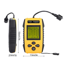 Load image into Gallery viewer, 100M Fish Finder Portable Handheld Fishfinder with Wired Sonar Sensor Transducer and LCD Displayg
