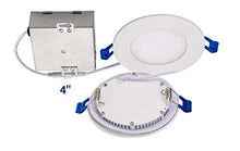 Load image into Gallery viewer, Topaz Lighting (Pack of 6) 77230 9W Slim 4&quot; Dimmable Recessed Ceiling Downlight, 4000K, White, Easy to Install, Save Time and Money, Energy Efficient LED Lighting
