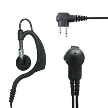 Load image into Gallery viewer, ARC Ear Hook Lapel Microphone for Motorola Radio with 2 Pin Connector
