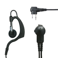 ARC Ear Hook Lapel Microphone for Motorola Radio with 2 Pin Connector