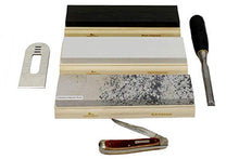 Load image into Gallery viewer, Arkansas Sharpening Stone Set - Wood Mounted 8&quot;
