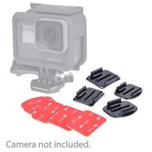 Load image into Gallery viewer, 4 Pack Curved and Flat Mounts for HERO5 and HERO6
