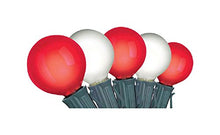Load image into Gallery viewer, Celebrations 20230-71 G40 Globe Christmas Lights, 6&#39;, Red/White
