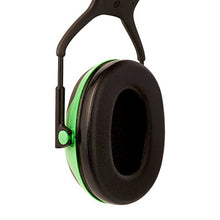 Load image into Gallery viewer, 3M X1A Peltor Black and Green Model X1A/37270(AAD) Over-The-Head Hearing Conservation Earmuffs, English, 30.68 fl. oz, Plastic, 5.7&quot; x 4.5&quot; x 8.2&quot;
