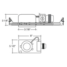 Load image into Gallery viewer, Elco Lighting EL 2699ES 3&quot; Low Voltage Shallow HSNG Elect BLST
