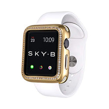Load image into Gallery viewer, SKYB Halo Protective Jewelry Case for Apple Watch Series 1, 2, 3, 4, 5, 6, SE Devices - Yellow Gold Color for 42mm Apple Watch
