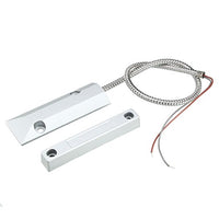 uxcell Rolling Door Contact Magnetic Reed Switch Alarm with 2 Wires for N.O. Applications OC-55
