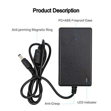 Load image into Gallery viewer, 12V 3A Power Adapter, COOLM AC 100V-240V to 12V 3A Power Supply Adapter AC to DC 5.5mm x 2.5mm 36W Switching Charger for LCD Monitor, Wireless Router, CCTV Cameras
