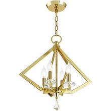 Load image into Gallery viewer, Livex Lighting 50664-02 Mini Chandelier, Polished Brass
