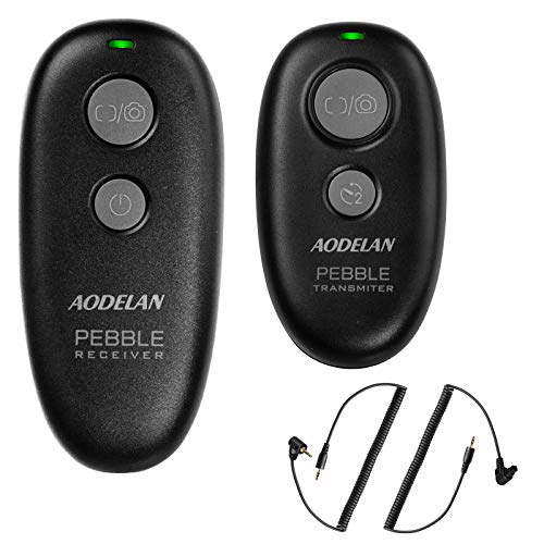 AODELAN Camera Remote Wireless Shutter Release Compatible for Canon EOS R, RP, 200D(SL2), 250D(SL3), T7, T6, 6D Mark II, 7D Series, M6; Olympus OM-D E-M1 MRK II, OM-D E-M5 II