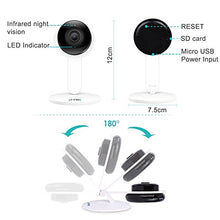Load image into Gallery viewer, JTD Night Vision WiFi Camera with Remote Viewing Indoor Security IP Camera Baby Monitor 2-Way Audio Plug &amp; Play
