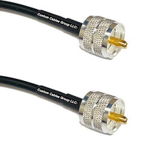 Load image into Gallery viewer, 6 feet RFC195 KSR195 Silver Plated PL259 UHF Male to PL259 UHF Male RF Coaxial Cable
