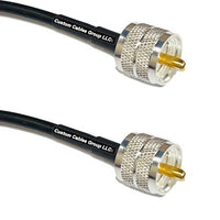 6 feet RFC195 KSR195 Silver Plated PL259 UHF Male to PL259 UHF Male RF Coaxial Cable