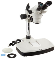 Motic 1100200600101 SMZ-140-FBGG Binocular Stereo Zoom Microscope, WF10x Eyepieces, 10x-40x Magnification, 1x-4x Zoom Objective, Greenough Optical System, Upper and Lower Halogen Illumination, Fixed S