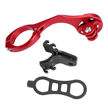 Load image into Gallery viewer, Dilwe Stem Extension Mount, Bike Computer Action Camera Extension Mount wirh Light Bracket(Red-for Bryton)
