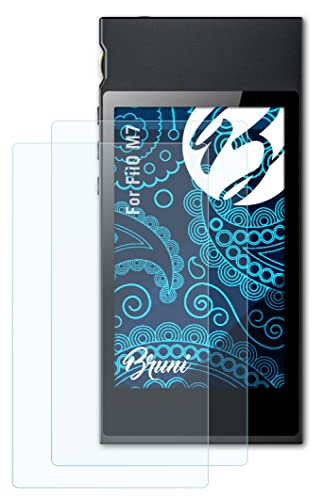 Bruni Screen Protector Compatible with FiiO M7 Protector Film, Crystal Clear Protective Film (2X)