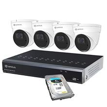 Load image into Gallery viewer, ??Camius Super HD 2K PoE Dome Surveillance Cameras with Audio, Smart Motion, Sound, Human, Vehicle Detection, WDR, 110-degree View, 8 Channel NVR, 3TB HDD - 8P4I5R3T-AI
