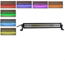 Load image into Gallery viewer, 42&quot; LED Halo Light Bar 240W 42 inch Muti Colored RGB
