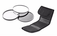 Canon EOS M50 High Grade Multi-Coated, Multi-Threaded, 3 Piece Lens Filter Kit (55mm) + Nw Direct Microfiber Cleaning Cloth.