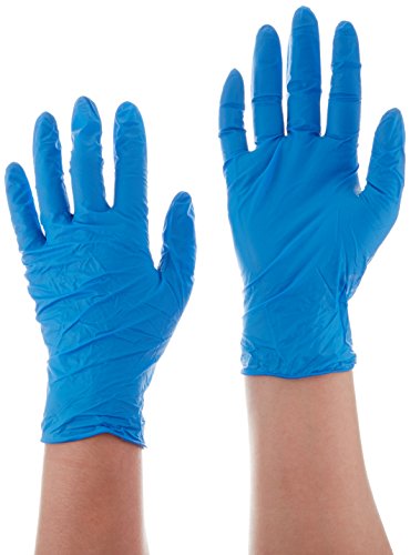 Tradex NMD5201 Ambitex Nitrile Powdered Free Multi-Purpose Gloves, Medium, Blue (Pack of 1000)