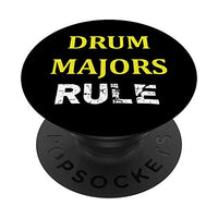 Drum Majors Rule For Band & Drum Corps Leaders Black Yellow