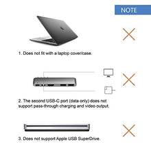 Load image into Gallery viewer, Purgo Mini USB C Hub Adapter Dongle for MacBook Air 2022-2018 and MacBook Pro 13 M2 2022-2016, MacBook Air USB Adapter with 4K HDMI, 100W PD, 40Gbps TB3 5K@60Hz, USB-C and 2 USB 3.0
