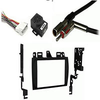 Compatible with Cadillac Seville 1996 1997 1998 1999 2000 2001 2002 2003 2004 Double DIN Stereo Harness Radio Install Dash Kit Package