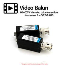 Load image into Gallery viewer, HDVD 4 Pairs Mini CCTV BNC Video Balun Transceiver Cable Push Button Terminal (4 Pairs)
