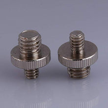 Load image into Gallery viewer, 1/4 Male to 3/8 Male Threaded Metal Screw Adapter for Camera Tripod Camera Accessory
