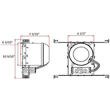 Load image into Gallery viewer, Design House 519512 Housings 6 In. Recessed Lighting Accessory, New Construction, Galvanized
