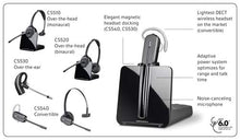 Load image into Gallery viewer, PLNCS540 - CS540 Monaural Convertible Wireless Headset
